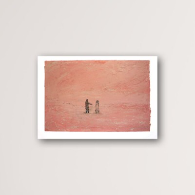 mit Mädchen | with girl | 14x21 cm | verkauft