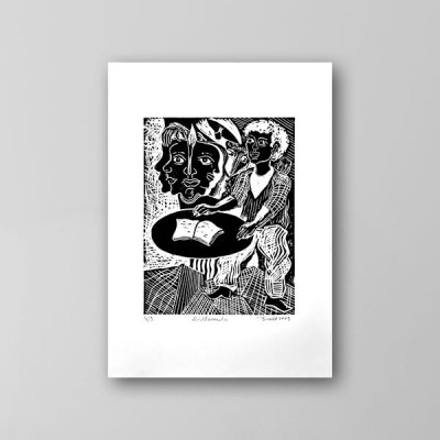 Dichtersuche | Poetry search | 40 x 30 cm | 2019 | limitierte Auflage  | 9 Abzüge